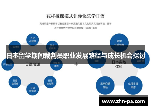 日本留学期间裁判员职业发展路径与成长机会探讨 日本留学期间裁判员职业发展路径与成长机会探讨